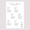 Plan de table Mariage Portrait 60 x 90 cm Cornaline photo N° 2