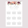 Plan de table Mariage Portrait 60 x 90 cm Caudélie photo N° 2