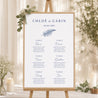 Plan de table Mariage Portrait 60 x 90 cm Cyanotype II photo N° 1