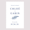 Panneau bienvenue Mariage Portrait 60 x 90 cm Cyanotype II photo N° 2