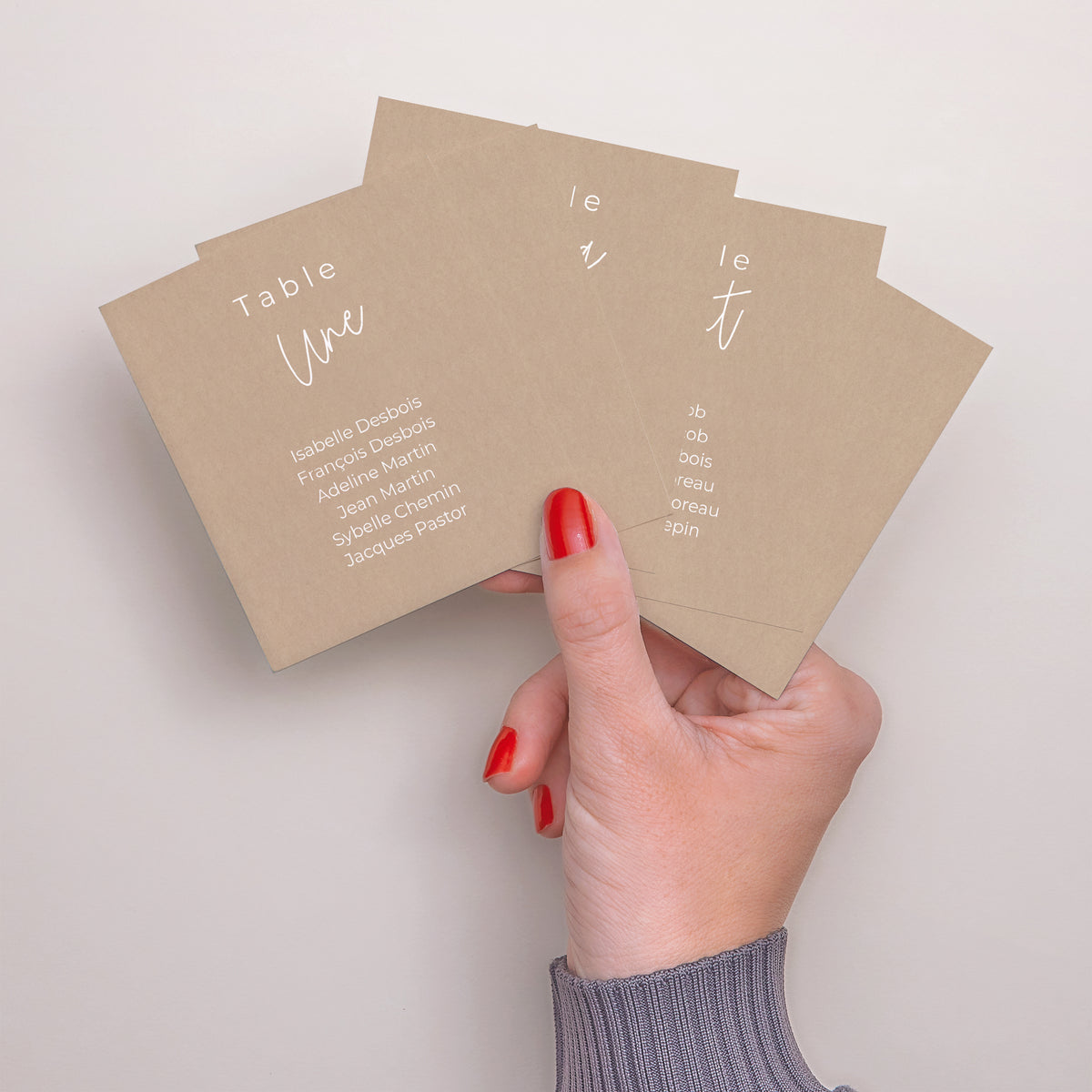 Plan de table Mariage Lot de 12 For Ever photo N° 3