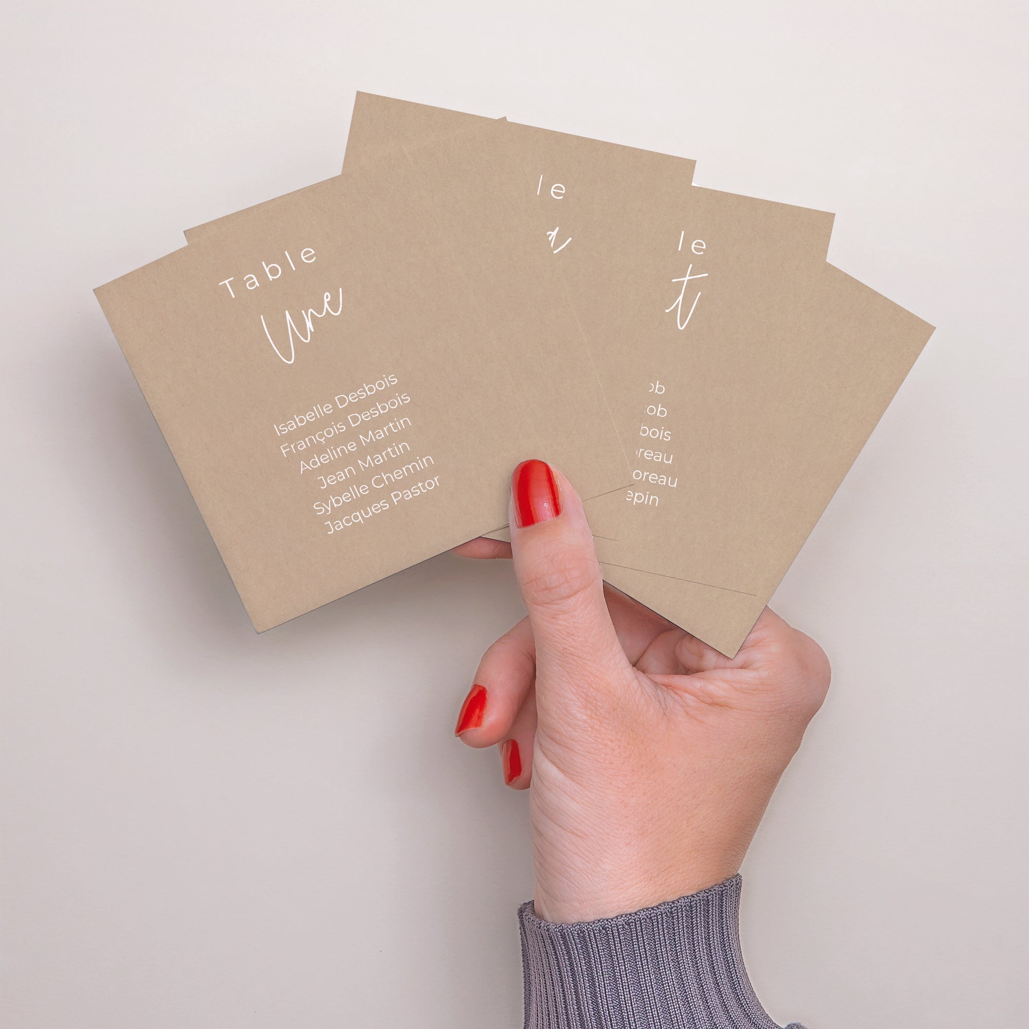 Plan de table Mariage Lot de 12 For Ever photo N° 3