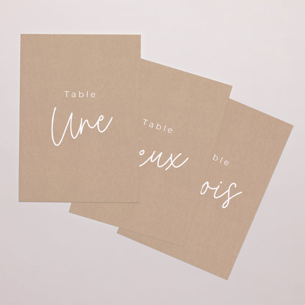Marque table Mariage Rectangle For Ever photo