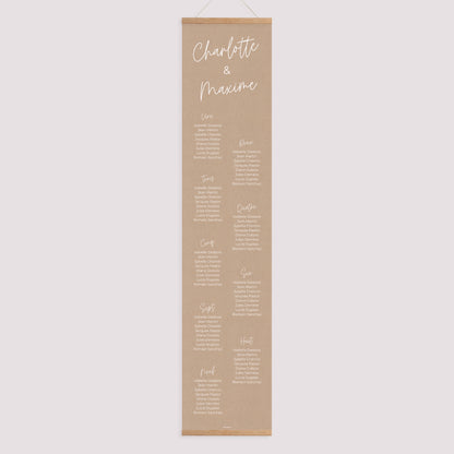Plan de table Mariage Papier For Ever photo N° 1