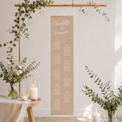 Plan de table Mariage Papier For Ever photo N° 2