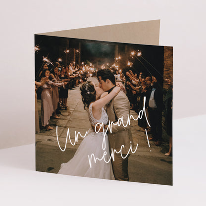 Remerciements Mariage Carré double volet for ever photo N° 1