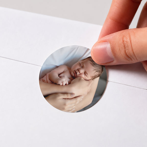 Sticker Naissance Rond Annette photo