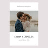 Panneau bienvenue Mariage Portrait 60 x 90 cm Oui pour la vie photo N° 2
