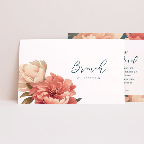 Invitations Mariage Paysage A l'anglaise photo