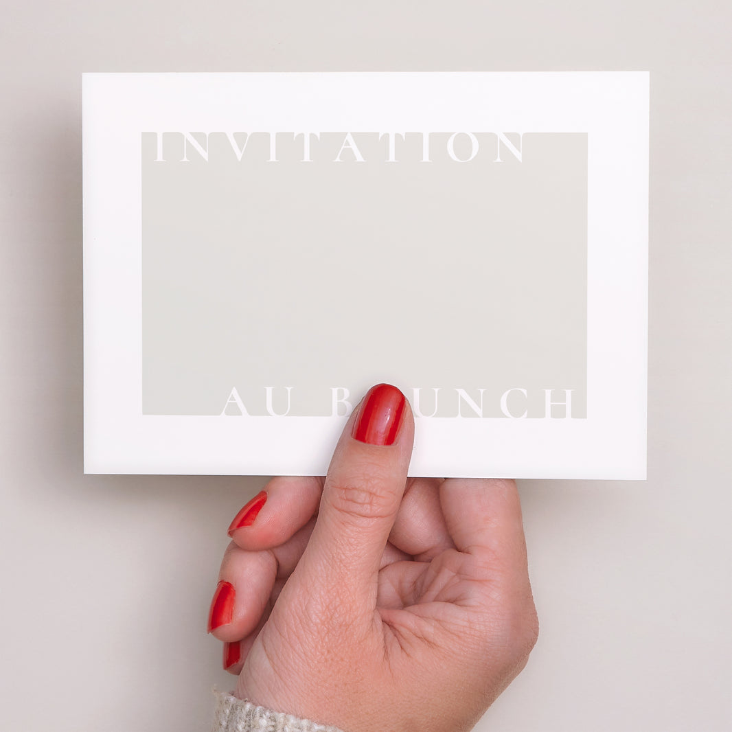 Invitations Mariage Paysage Typo et beige photo N° 3