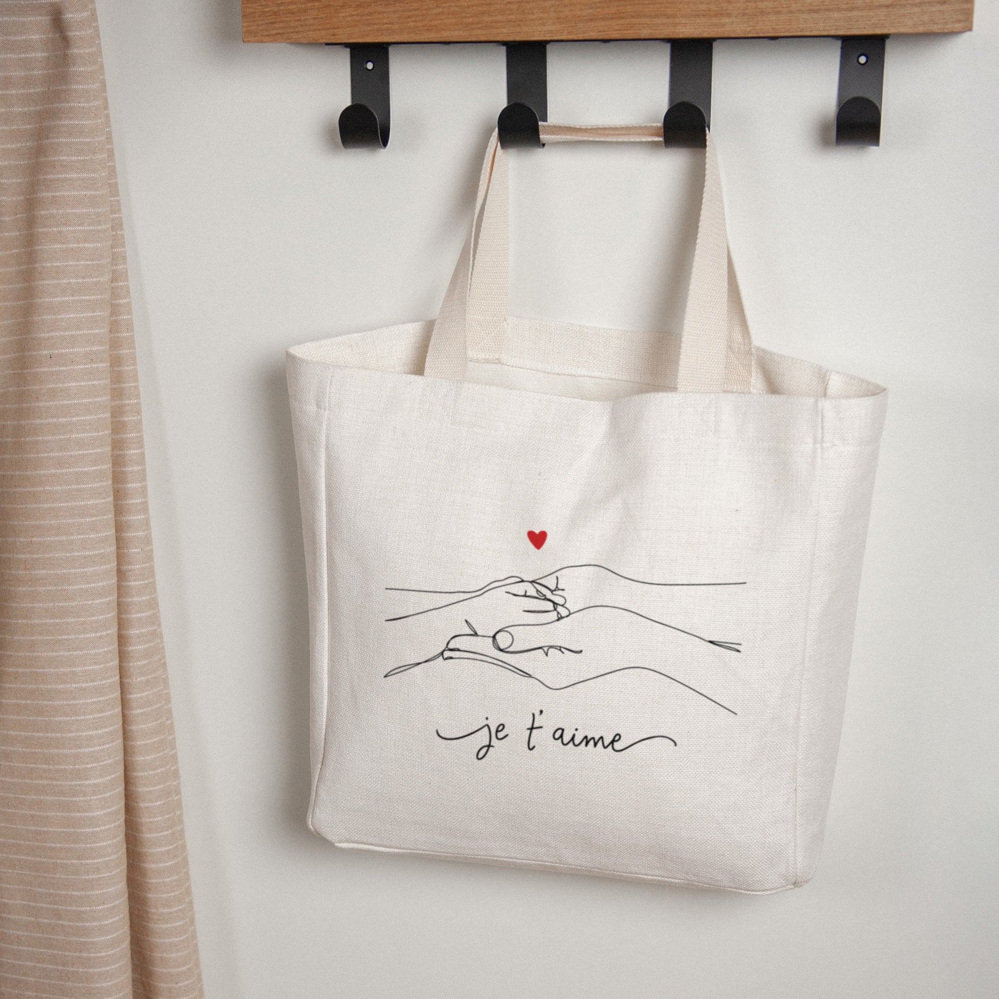 Tote bag Anse en toile Tendresse photo N° 1