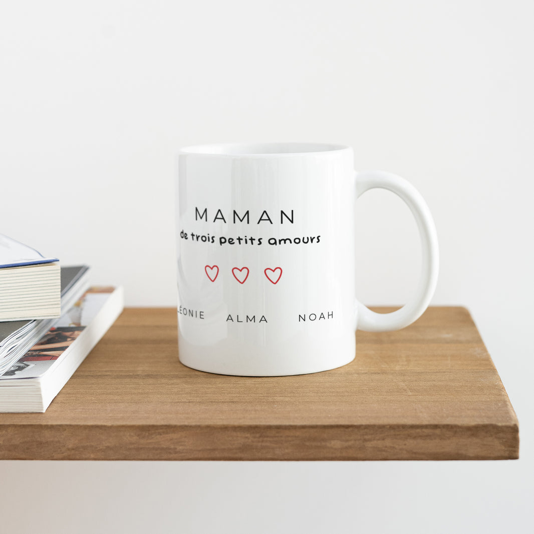 Mug Objets Blanc Petits amours photo N° 4