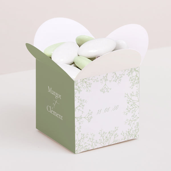 Boîte à dragées Mariage Ouverture papillon C'est l'été ! photo