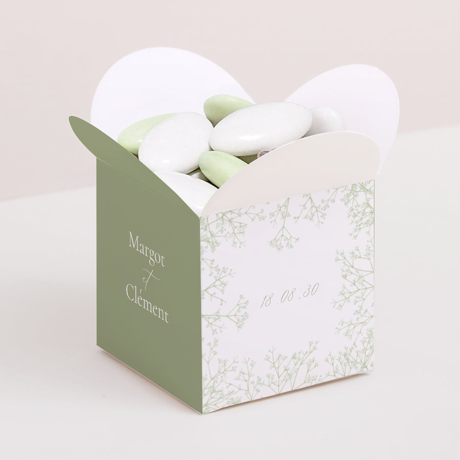 Boîte à dragées Mariage Ouverture papillon C'est l'été ! photo
