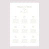 Plan de table Mariage Portrait C'est l'été ! photo N° 2