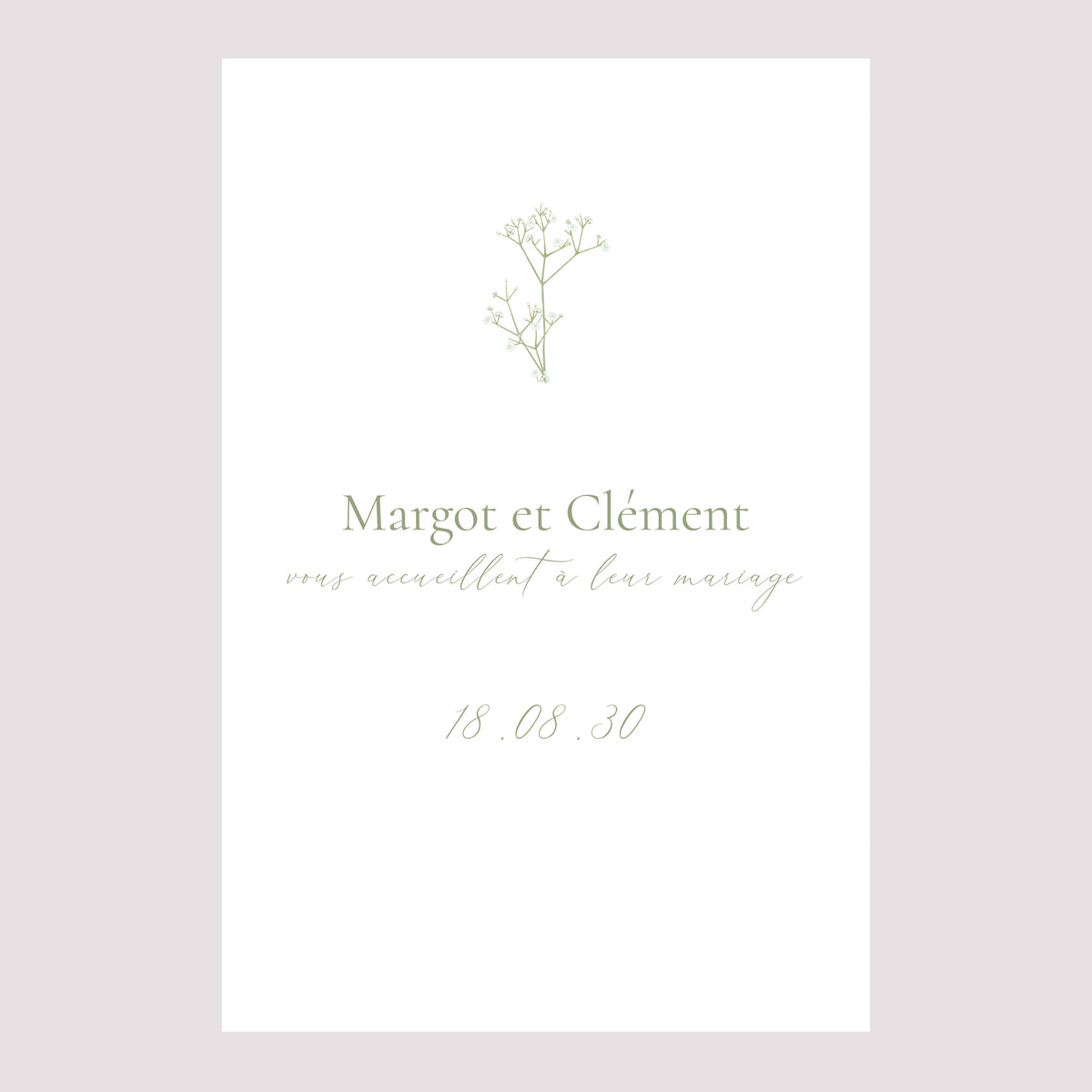 Panneau bienvenue Mariage Portrait 60 x 90 cm C'est l'été ! photo N° 2