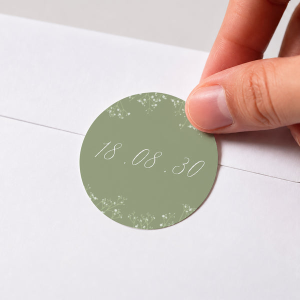 Sticker Mariage Rond C'est l'été ! photo