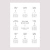 Plan de table Mariage Portrait TYPO photo N° 2