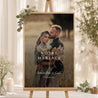 Panneau bienvenue Mariage Portrait 60 x 90 cm TYPO photo N° 1