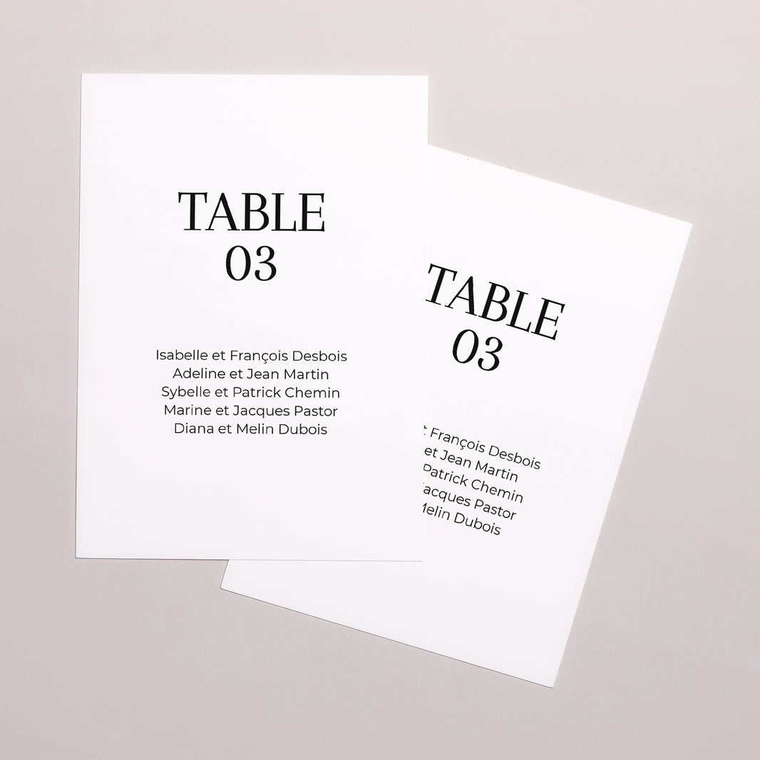 Marque table Mariage Rectangle Typo date photo N° 2