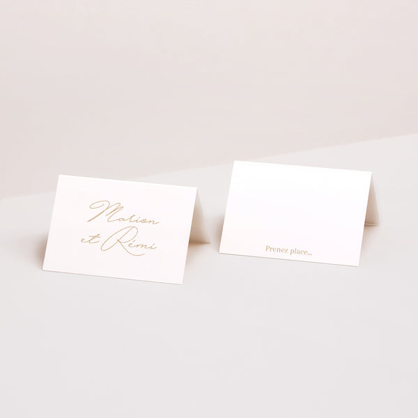 Marque-place Mariage 2 volets Un Grand Oui photo