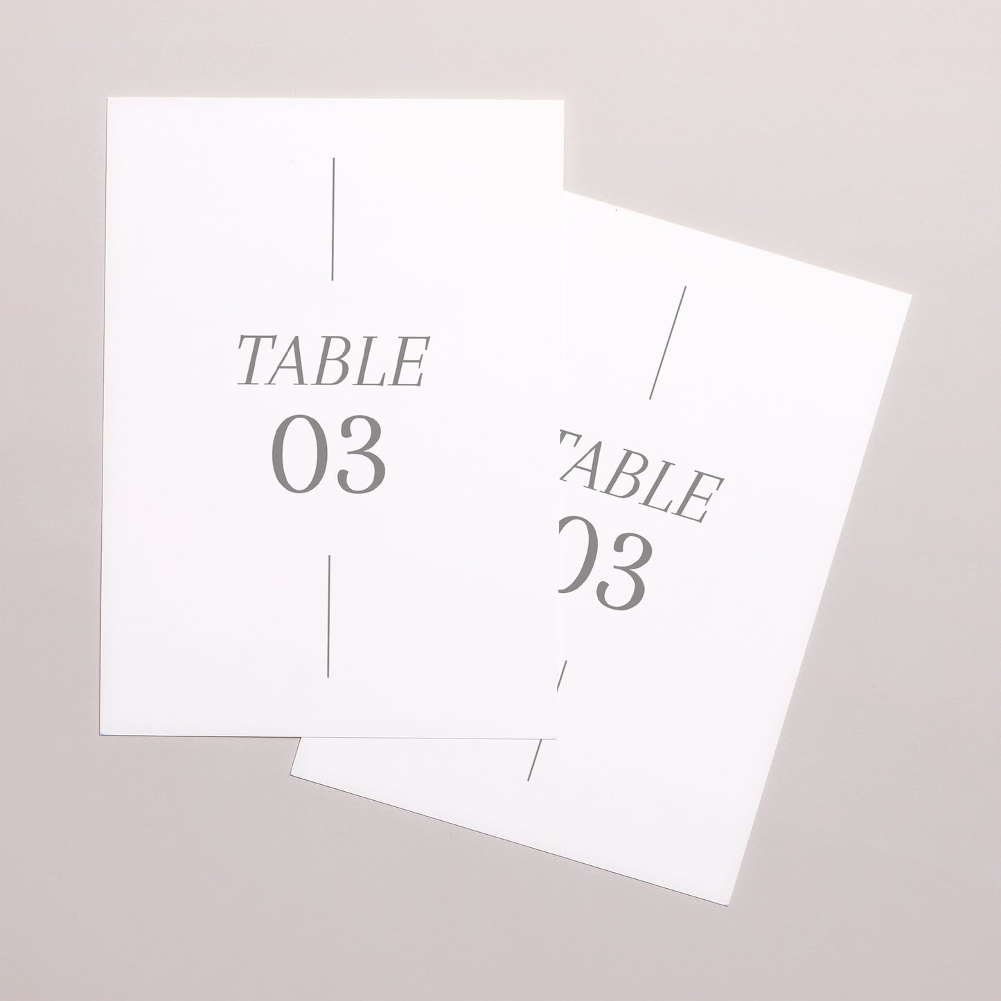 Marque table Mariage Rectangle Date et ligne photo N° 2