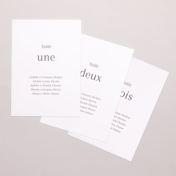 Marque table Mariage Lot de 3 Maman et Papa se marient photo