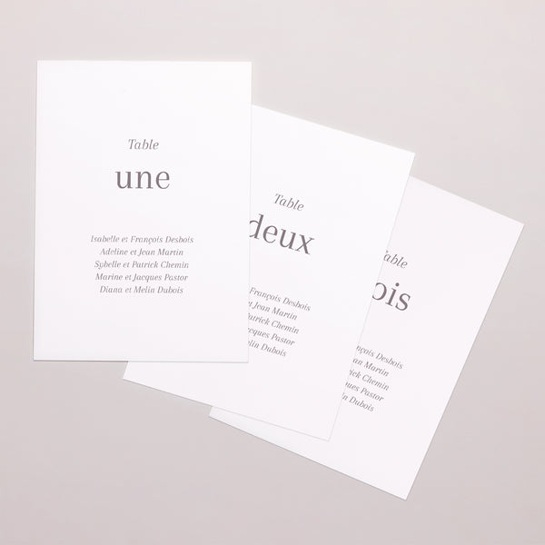 Marque table Mariage Rectangle Maman et Papa se marient photo