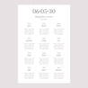 Plan de table Mariage Portrait Maman et Papa se marient photo N° 2