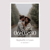Panneau bienvenue Mariage Portrait 60 x 90 cm Maman et Papa se marient photo N° 2