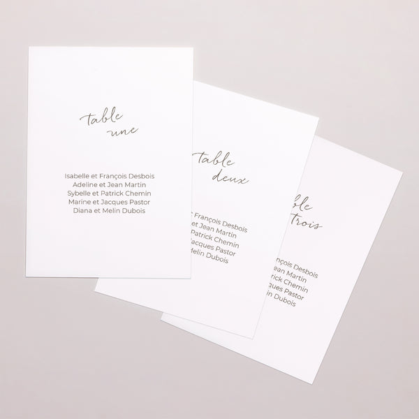 Marque table Mariage Lot de 3 Maman et Papa se marient II photo