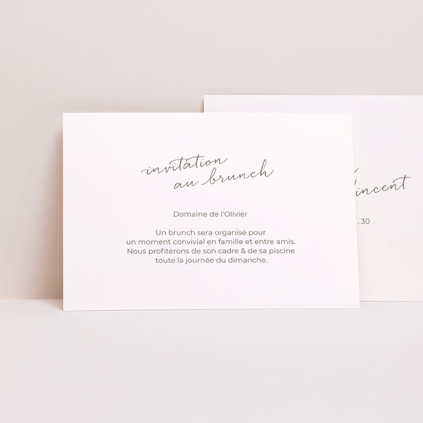 Invitations Mariage Paysage Maman et Papa se marient II photo