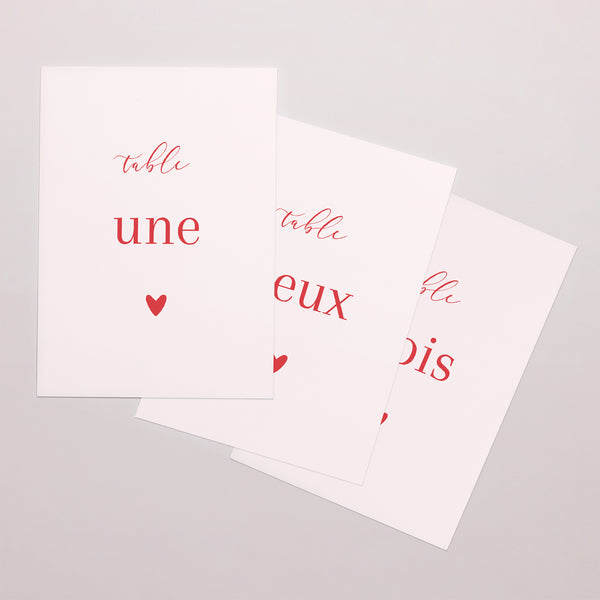 Marque table Mariage Rectangle Coeur sur toi photo