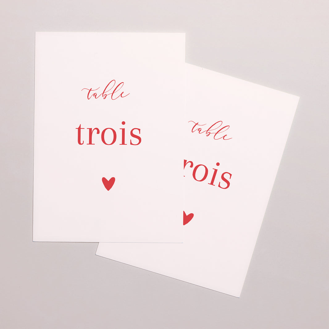 Marque table Mariage Rectangle coeur sur toi photo N° 2