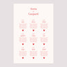 Plan de table Mariage Portrait 60 x 90 cm Coeur sur toi photo N° 2