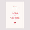 Panneau bienvenue Mariage Portrait 60 x 90 cm Coeur sur toi photo N° 2