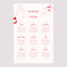 Plan de table Mariage Portrait Be our guest ! photo N° 2