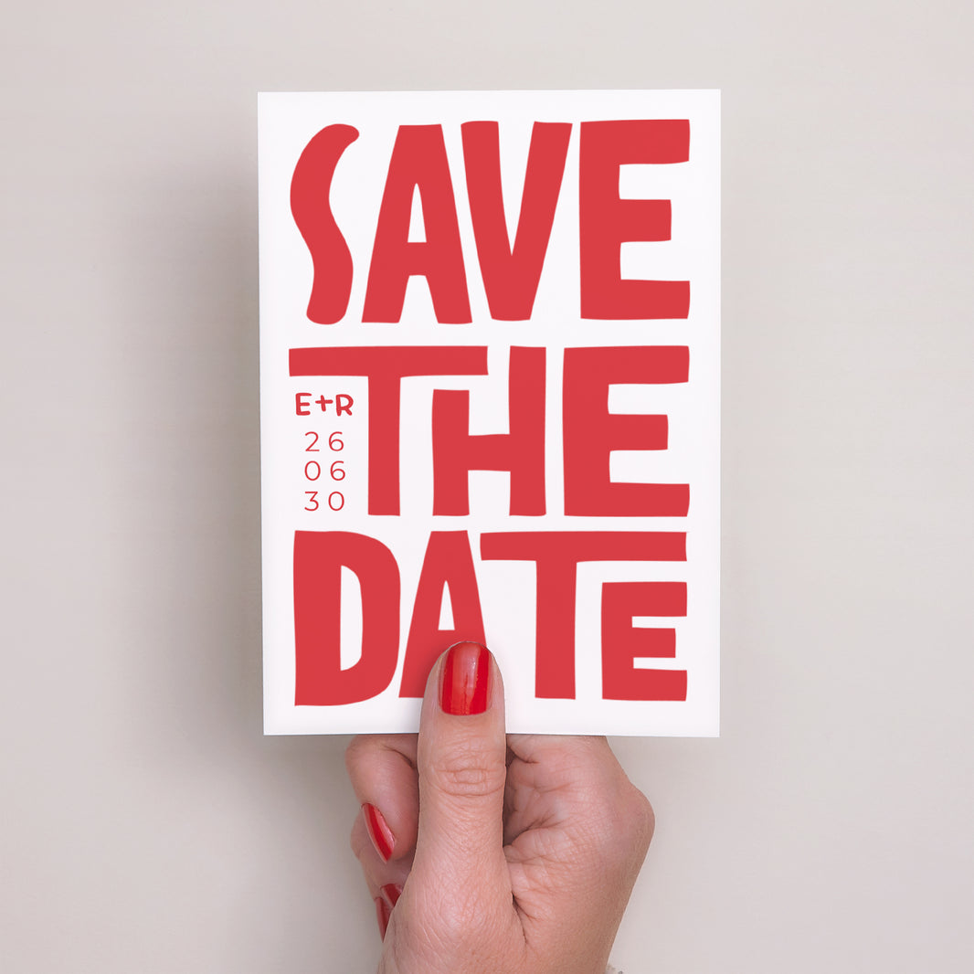 Save the date Mariage Portrait Amor Amor photo N° 2