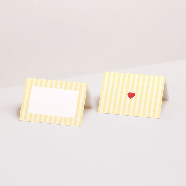 Marque-place Mariage 2 volets Yellow sunshine photo