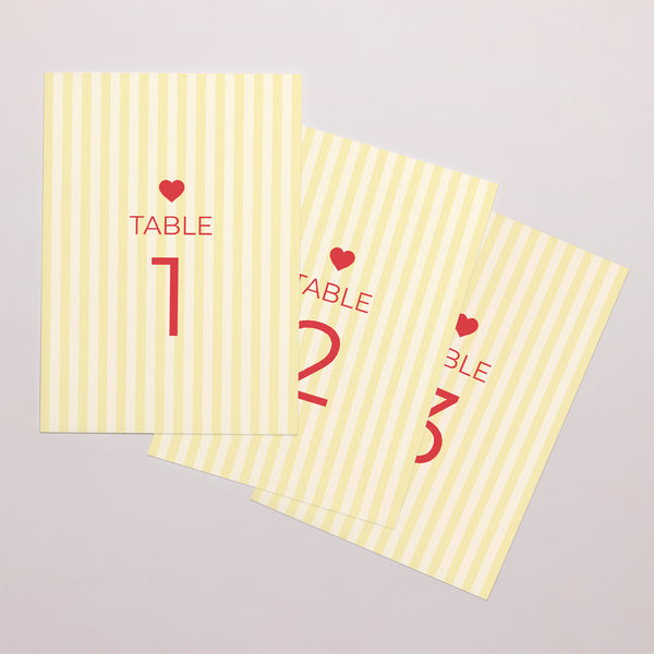 Marque table Mariage Rectangle Yellow sunshine photo