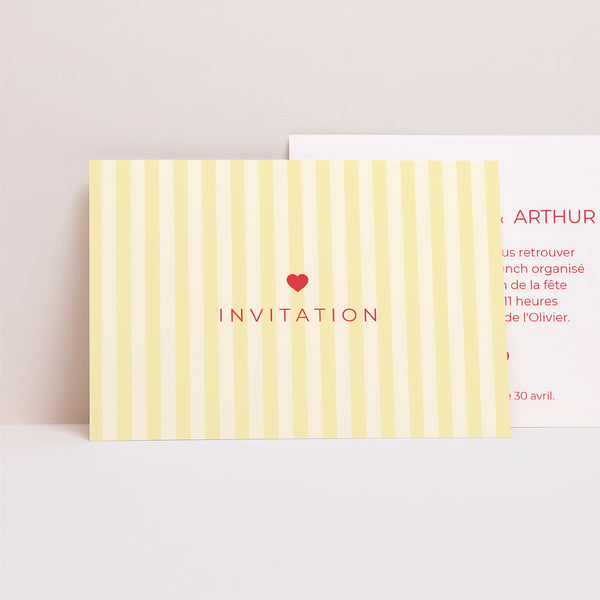 Invitations Mariage Paysage Yellow sunshine photo