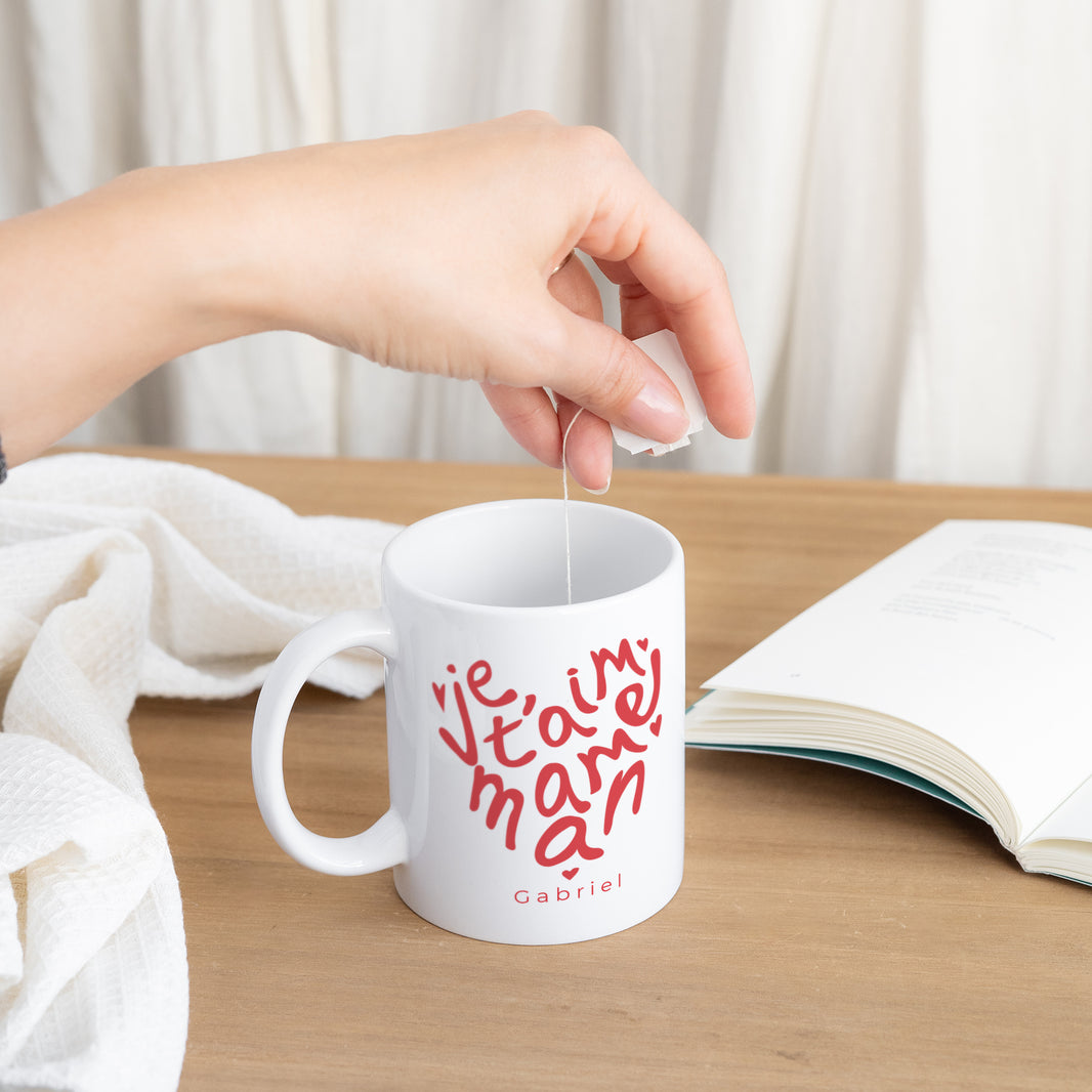 Mug Objets Blanc Maman adorée photo N° 3