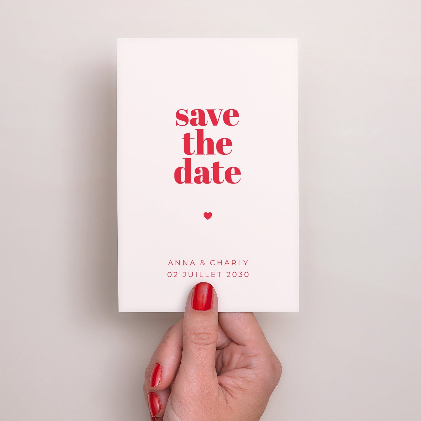 Save the date Mariage Portrait On se dit oui photo N° 2