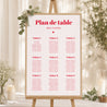 Plan de table Mariage Portrait 60 x 90 cm On se dit oui photo N° 1