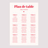 Plan de table Mariage Portrait 60 x 90 cm On se dit oui photo N° 2