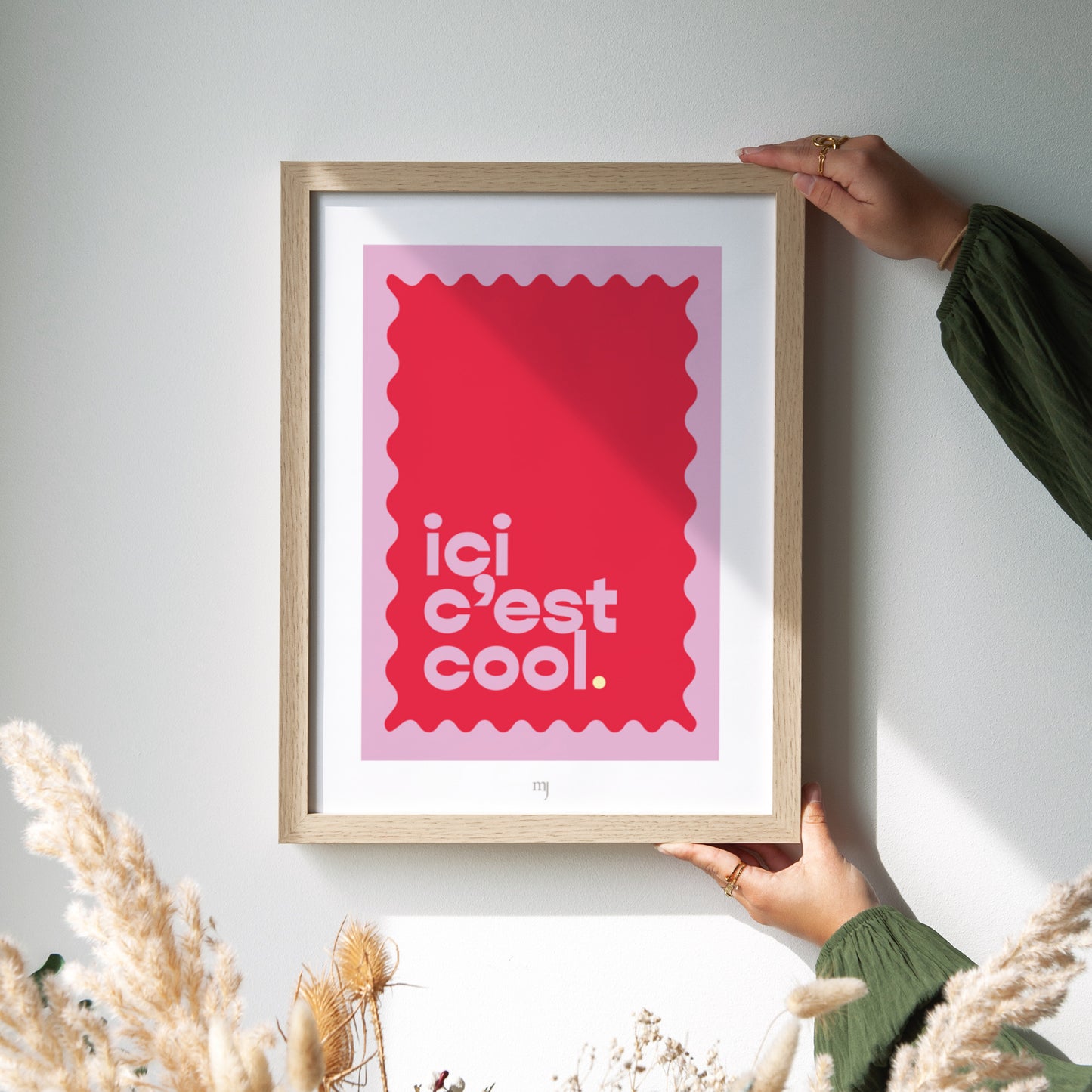 Affiche Objets Portrait Ici c'est cool photo N° 2