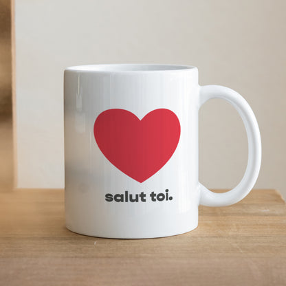 Mug Blanc Salut toi photo N° 1
