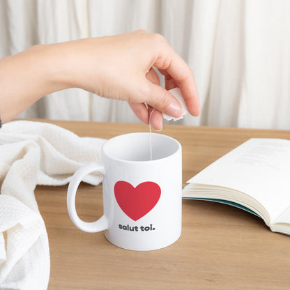 Mug Blanc Salut toi photo N° 3