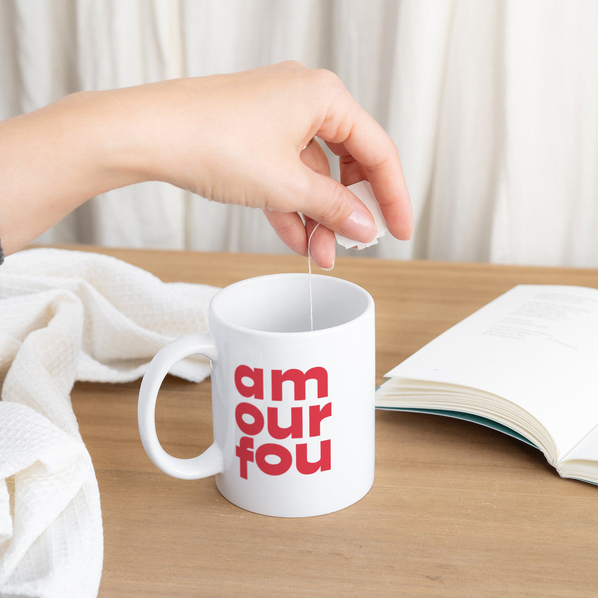 Mug Objets Blanc Amour fou II photo N° 3