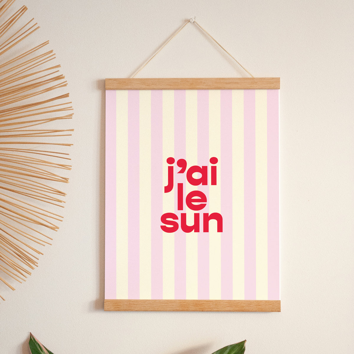 Affiche Portrait 30 x 40 cm J'ai le sun photo N° 1